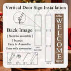 Farmhouse Wooden Merry Christmas Welcome Sign Stand - Image 5