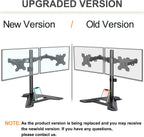 mount pro dual monitor stand, free-standing full motion on a desk or shelf