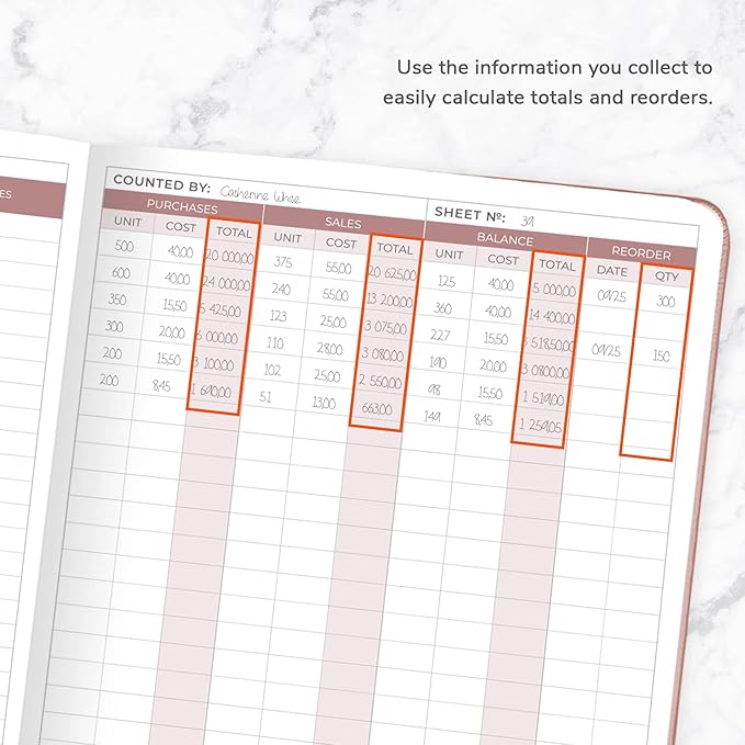 Clever Fox Inventory & Sales Log Book - Image 4