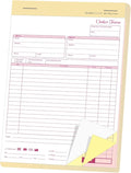 NextDayLabels - Carbonless NCR Order Forms, Bound Wraparound Cover, 50 Sets per by NextDayLabels