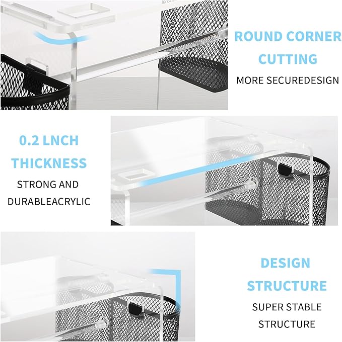 Label Roll Holder for Rolls and Fanfold Labels, Acrylic Label Holder for - Image 7