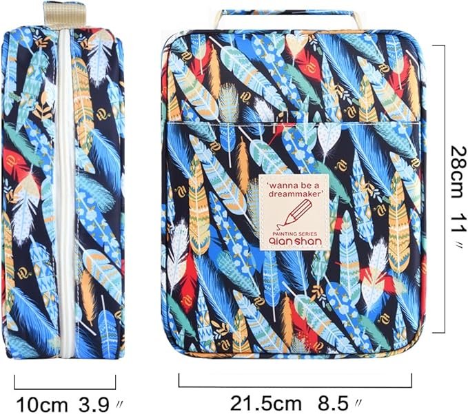 qianshan Pencil Case Holder Slot - Holds 202 Colored Pencils or 136 Gel Pens - Image 3