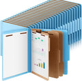 Skyygemm 48 Pcs Classification Folders Letter Size, 3 Divider Pressboard File by Skyygemm