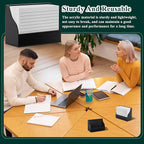 SHIQIKEJIPTY 2 Pack Black Index Card Holder 3 X 5 Note Card Organizer Acrylic - Image 5