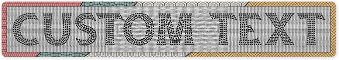Custom Sign, Custom Street Sign, 11 Font Colors, 13 Font Styles, 4 Hole Options by MySignCenter