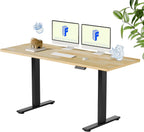 FLEXISPOT EN1 One-Piece Solid Wooden Standing Desk 63 x 24 Inches Height
