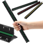 Macarrie 10 Pcs Architectural Scale Triangular Ruler 12" Architect Engineers - Image 2