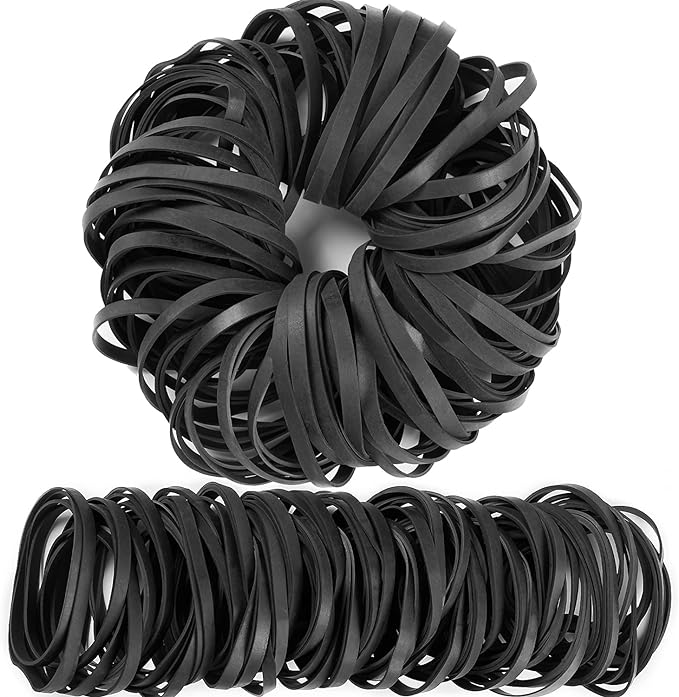 AMUU Rubber Bands Black Size #64 About 0.5 lb 110 Pcs Tactical Rubber Bands - Image 6