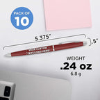 DISCOUNT PROMOS Custom Langham Ballpoint Pens Set of 50, Personalized Bulk Pack - Image 5