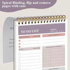 HAUTOCO 2 Packs to Do List Notepad, A5 to Do List Notebook - Image 5