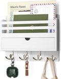 Rebee Vision Decorative Mail Organizer Wall Mount