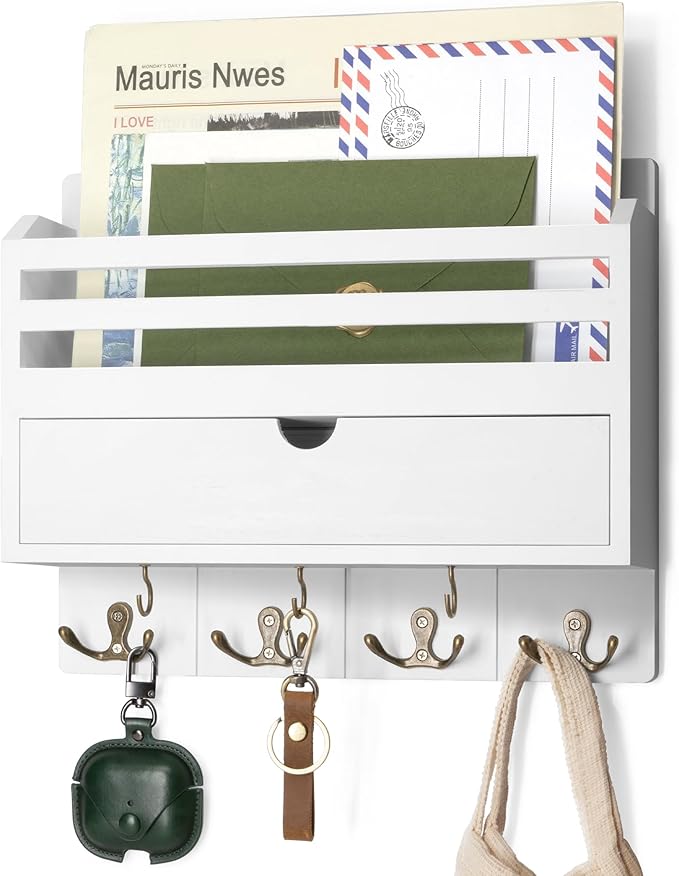 Rebee Vision Decorative Mail Organizer Wall Mount by REBEEVISION