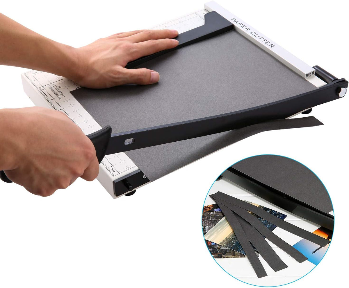 Paper Trimmer A4 Cutting Capacity 12 Sheets Paper Trimmer for Office School C...