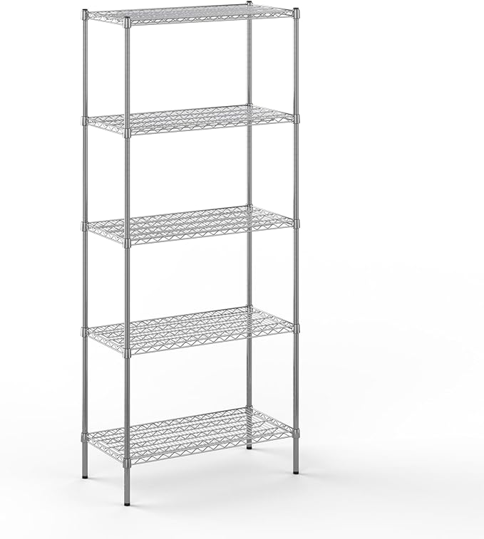 Regal Altair 18" Deep x 36" Wide x 86" Height Wire Shelving Kit | 5-Tier | NSF by Regal+Altair