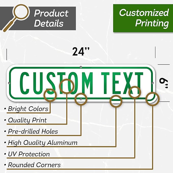 Custom Street Sign, Address Sign, 8 Colors, Reflective Option, Mounting Options - Image 9