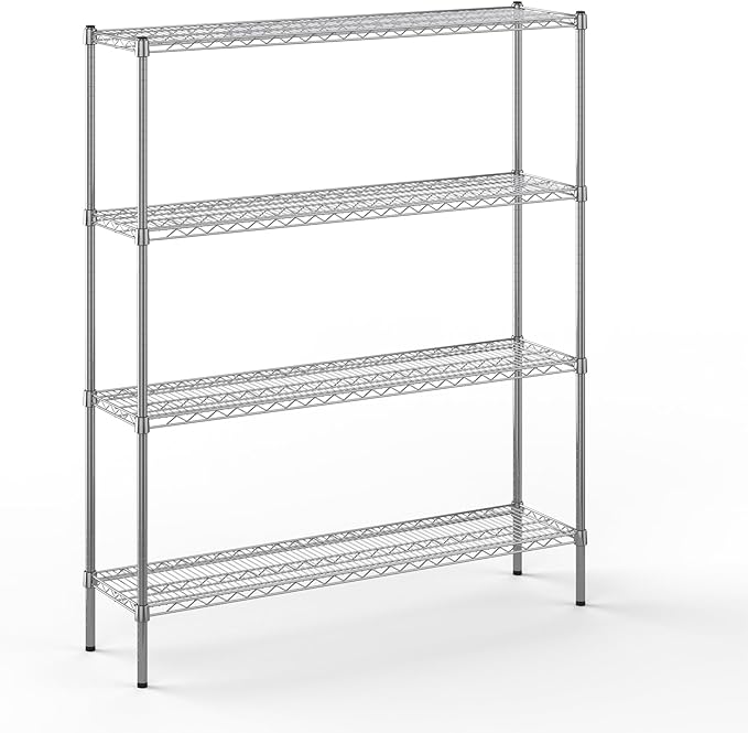 Regal Altair 14" Deep x 54" Wide x 64" Height Wire Shelving Kit | 4-Tier | NSF by Regal+Altair