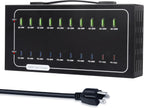 580W USB Charging Station, 20 Port Fast Charging Station