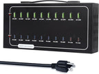 580W USB Charging Station, 20 Port Fast Charging Station by Yoodarmx