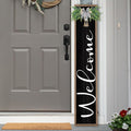 LuZhiQiang Front Porch for Welcome Standing Sign 45"X9" Vertical Tall Long by LuZhiQiang