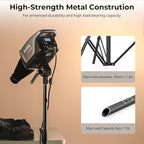 SmallRig LA-S28 Light Stand for Photography, 9.2ft/ 280cm/ 110" Spring - Image 4