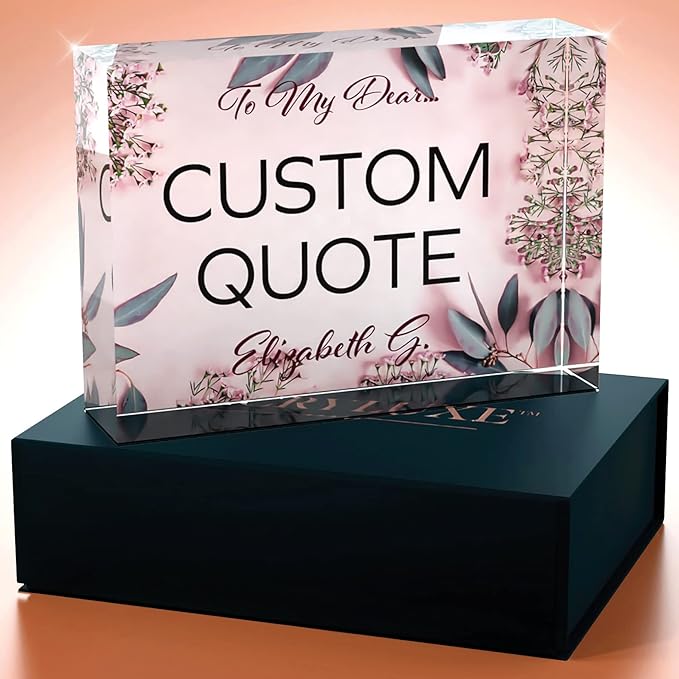 Custom Acrylic Sign Personalized, Custom Desk Name Plate, 18 Styles, - Image 9