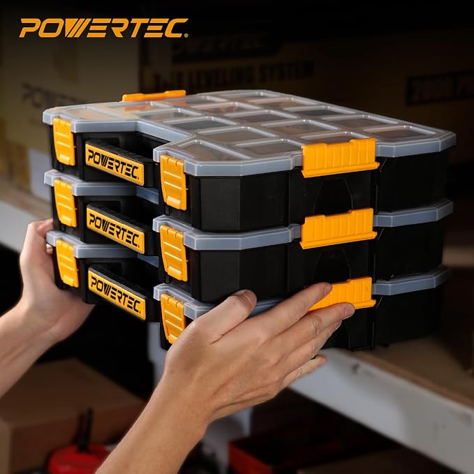 POWERTEC Stackable Tool Box Organizer - Image 7