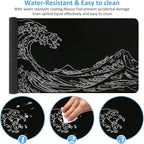 iCasso Mousepad, Gaming Mouse Pad, XXL Large Desk Mat, Big Rubber Base Mouse Mat - Image 4