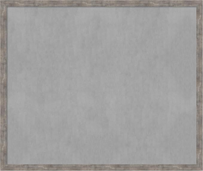 Amanti Art Silver Framed Magnetic Board 43x51 Oversize Vision Board by AmantiArt