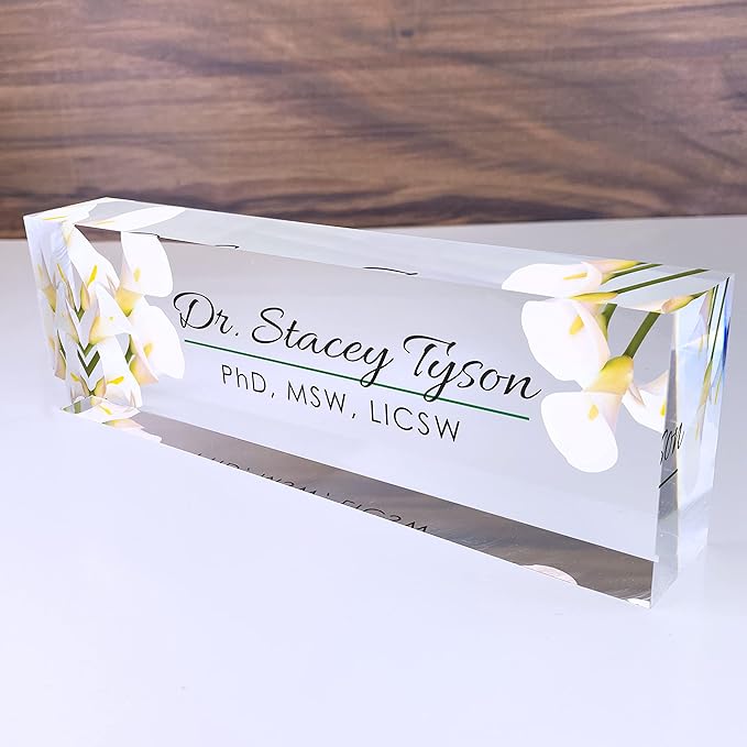 Artblox Office Desk Name Plate Personalized | Custom Name Plates by Artblox