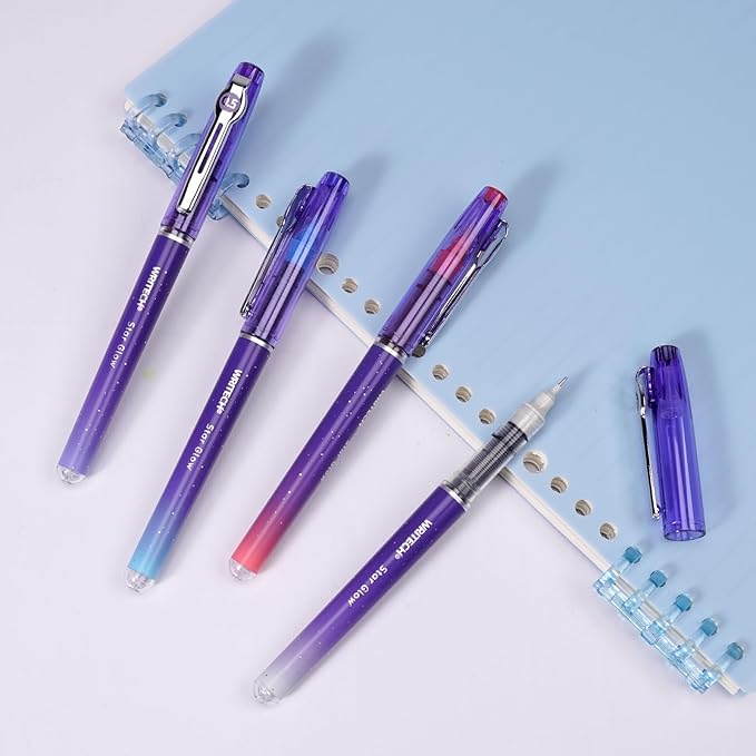 WRITECH Liquid Ink Rollerball Pens: 0.5mm Assorted Color Ink Fine Point Tip - Image 5