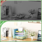 Marbrasse Desk Organizer and Accessories，4-Tier Paper Letter Tray Organizer - Image 2