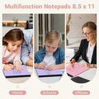 Roneky Legal Pads 8.5 x 11 Colored Note Pads, 2 Pack Notepads 8.5 x 11 Lined - Image 6