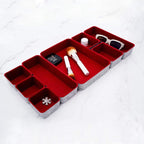 Welaxy Desk Drawer organizers tray Felt storage bins office Sleek Minimalist - Image 6