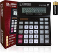 Empire Desk Calculator with Large Key Buttons, 12-Digit Large Eye-Angled Display by EMPIRE+TRADING+%26+COMMERCE