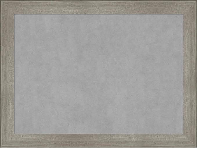 Amanti Art Grey Framed Magnetic Board 24x32 Medium Vision Board by AmantiArt