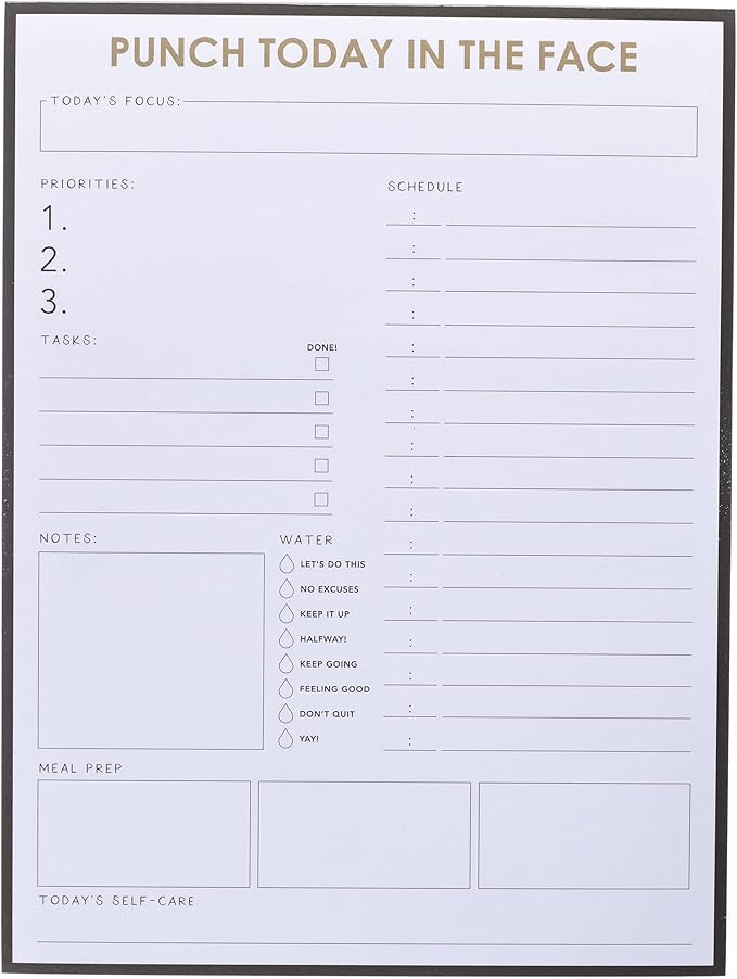 Graphique Punch Today To-Do List Notepad | 150 Tear-Away Sheets | Task Planner by GraphiquedeFrance