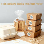 Rubber Bands Office Supplie 1100Pcs Size #16 Rubberbands Light Brown Elastics - Image 6