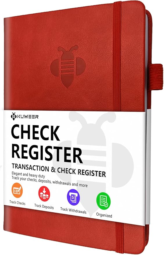 KUMEER Check Register – Elegant Check Registers by KUMEER