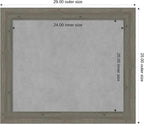 Amanti Art Grey Framed Magnetic Board 25x29 Medium Vision Board - Image 3