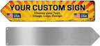 Custom Left Arrow Metal Sign by DC | Directional Signs by DreamController