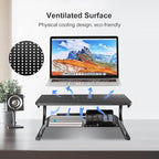 suptek Double-Deck Desk Monitor Stand Riser - Image 4