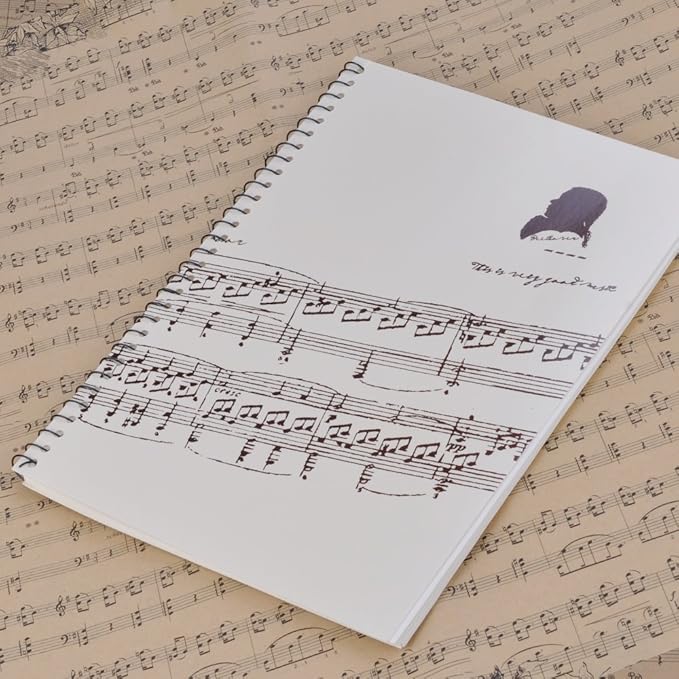 10 Pcs Music Notebook, Music Staff Notebook, 50 Sheets/100 Pages Blank Sheet - Image 2