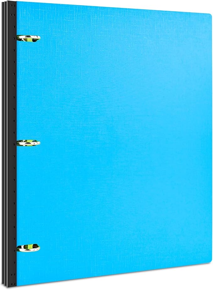 INFUN Telescoping 3 Ring Binder, Portable Plastic 0.75 inch 3 Ring Binder by INFUN