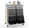 Happygrill 20-Drawer Organizer Cart Tools, Mobile Utility Storage Cart by HAPPYGRILL