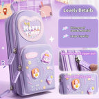 Large Capacity Kawaii Purple Pencil Case - Image 5
