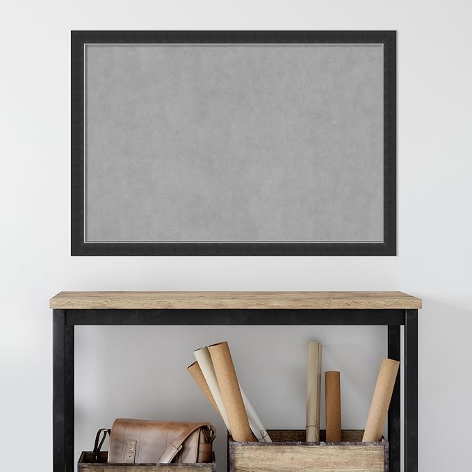 Amanti Art Black Framed Magnetic Board 27x39 Large Vision Board - Image 5