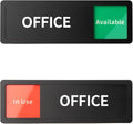 Office Room Door Sign Do Not Disturb, Versatile In-Use/Available Slider Sign by Abudada
