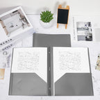 Lincia 100 Pcs Plastic Folders - Image 4