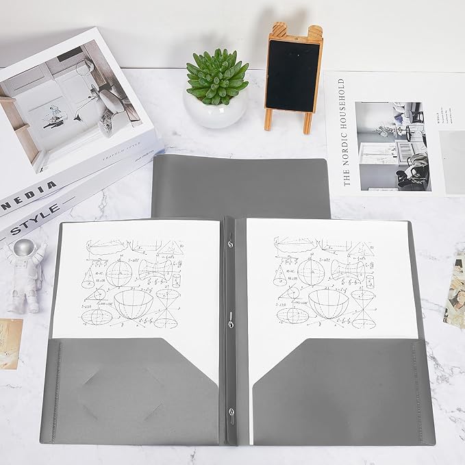 Lincia 100 Pcs Plastic Folders - Image 4