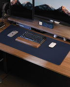 Leather Desk Pad Protector, Mouse Pad, Office Mat, Non-Slip PU Leather Blotter - Image 7